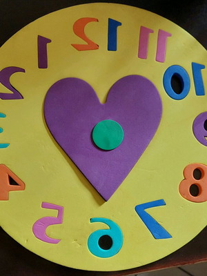 Educational clock game used