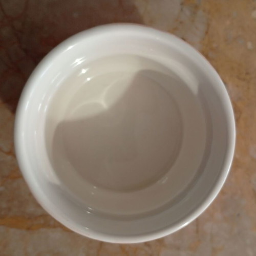 Small ceramic bowl used