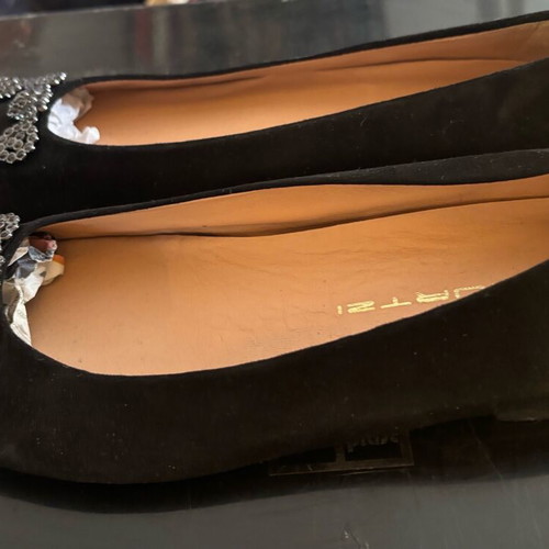 Ballerinas Mourtzi flat new, black, size 39
