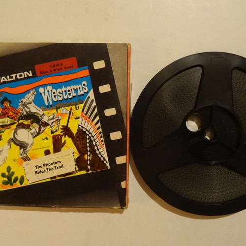 The Phantom Rides The Trail Super 8mm sound film like new