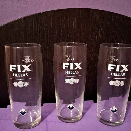 Fix 0.5lt beer glasses new, set of 6