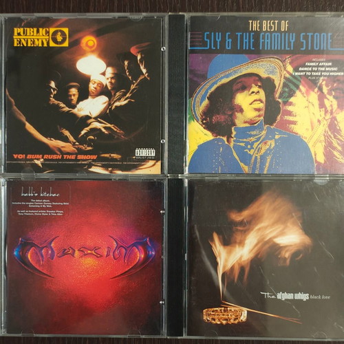 Sly & The Family Stone, Afghan Whigs, Public Enemy, Maxim CDs like new