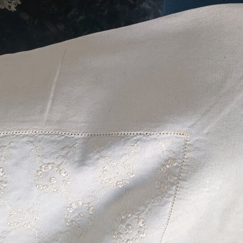 Lefkada Karsaniko handmade tablecloth 110x120 cm