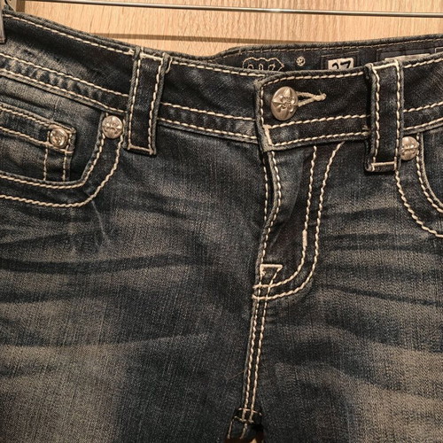 Miss Me women's jeans used, ankle length, blue, size S