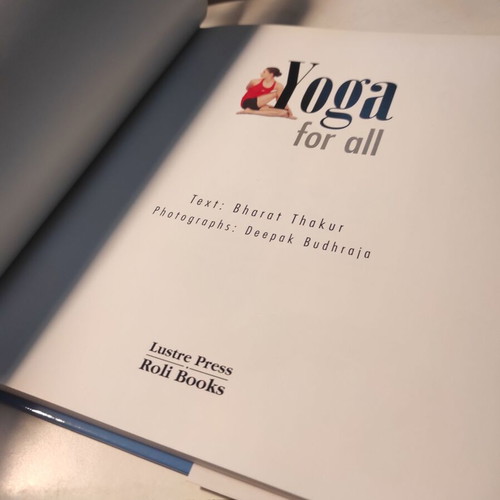 Yoga for All book like new by Bharat Thakur in English