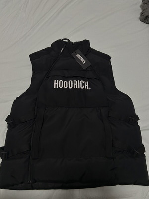 Hoodrich Astro V3 men's vest jacket black, new, size L