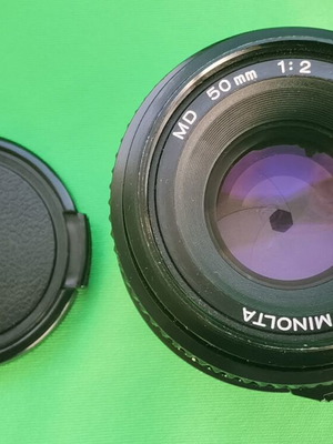 Minolta MD 50mm 1:2 φακός σαν καινούργιος