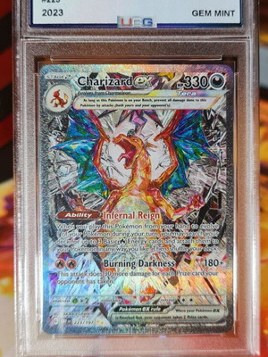 Charizard Ex Obsidian Flames #223 ειδική εικονογράφηση σπάνια κάρτα Pokemon καινούργια
