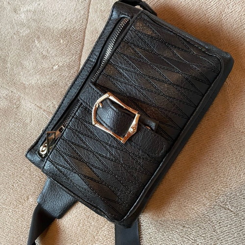 Banana bag used, black in perfect condition