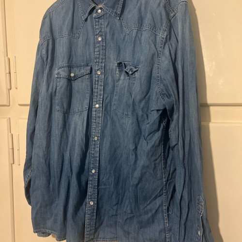 Tex Man denim shirt XXL like new, 100% cotton, blue