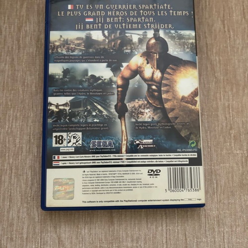Spartan Total Warrior PlayStation 2 (PS2) used complete