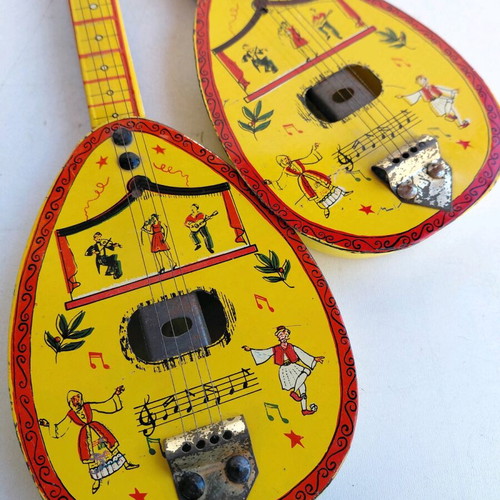 Tin bouzoukis from the 60s new Greek made