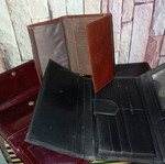 Leather wallet set new, pack