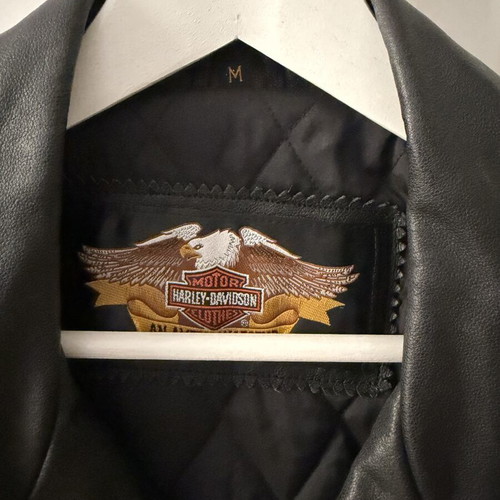 Harley Davidson leather jacket new, made in USA, medium