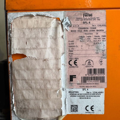 Pellet and Wood Burner used