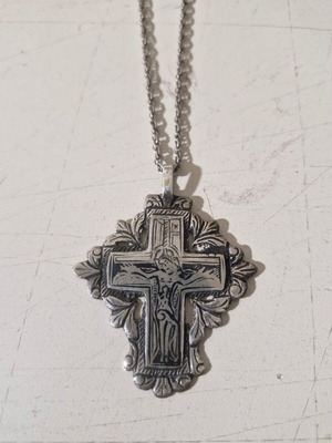 Silver cross with sabati used, solid