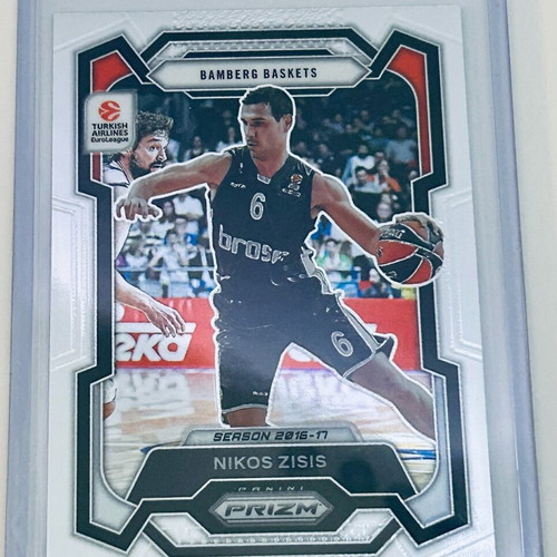 Nikos Zisis Bamberg Panini Prizm Euroleague 2023-24 AEK card new