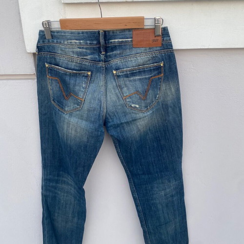 Jean Staff low-rise pants used, blue, size S