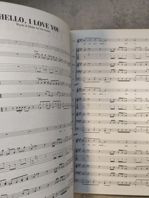 The Doors Rock Score Sheet Music used, original 1995 print