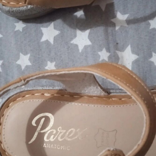 Parex anatomical sandals new, beige, size 38