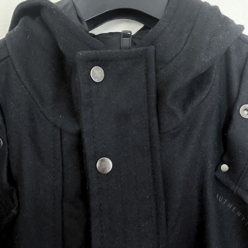 Bershka Men Garments Black Jacket with Hood 00s XL used
