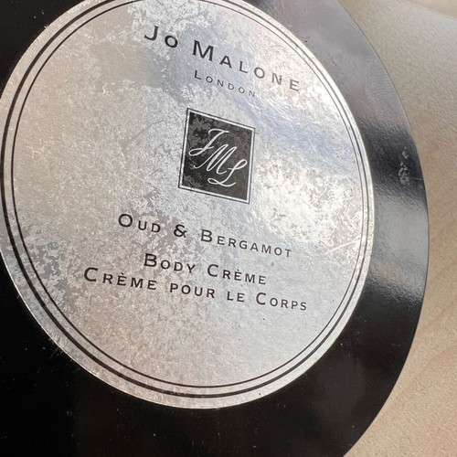 Jo Malone Oud & Bergamot glass empty jar used 175 ml