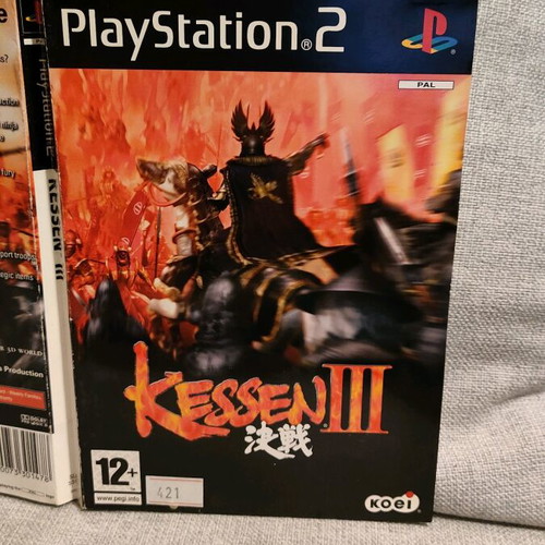 Kessen 3 PS2 used, in very good condition