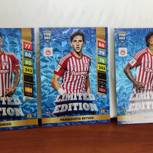 Panini Adrenalyn 365 Olympiakos F.C Limited Edition XL cards set
