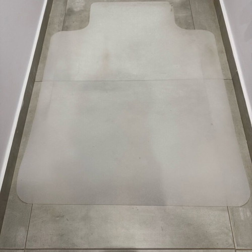 Transparent plastic floor protector 90x120cm like new