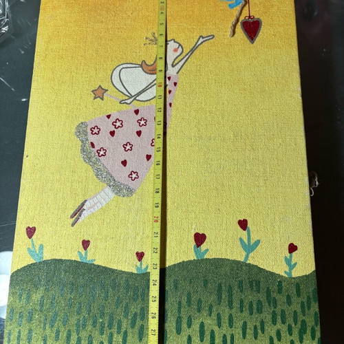 Hand-painted artwork like new, ideal for children's room