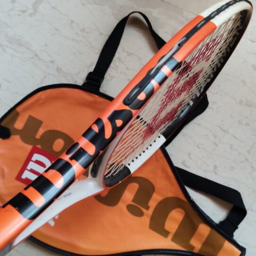 Wilson tennis racket used with case