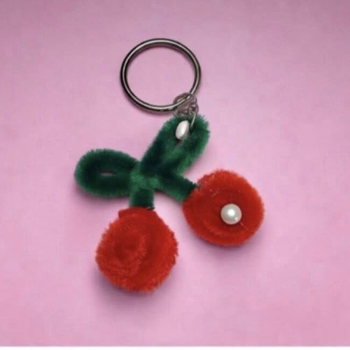 Cherry keychain new, colorful