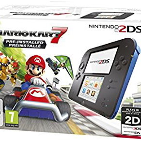 Nintendo 2DS Mario Kart 7 Special Edition console used, blue, boxed