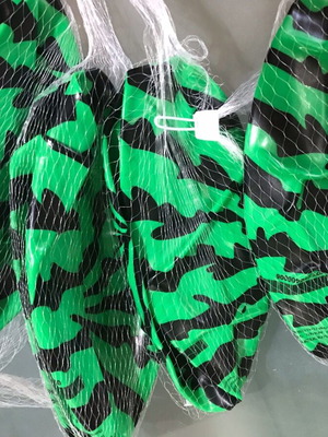 Set of 5 Camouflage Inflatable Balls new