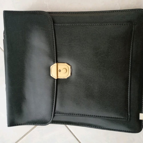 YLC Briefcase new, black synthetic leather
