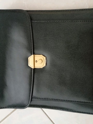 YLC Briefcase new, black synthetic leather