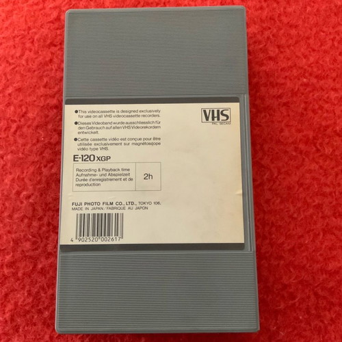 FUJI Super XG PRO E-120 VHS tape new, blank in excellent condition