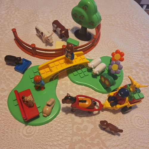 Playmobil 1-2-3 Our Favorite Animals 6770 like new, complete set