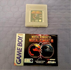 Mortal Kombat 1 & 2 για Game Boy με βιβλιαράκι