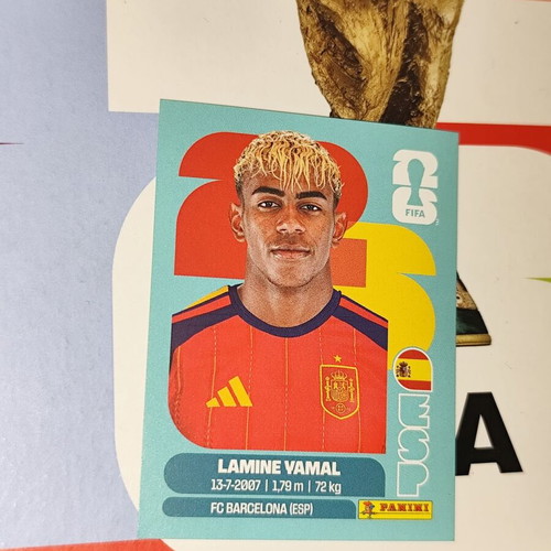 Lamine Yamal World Cup 2026 Panini sticker new
