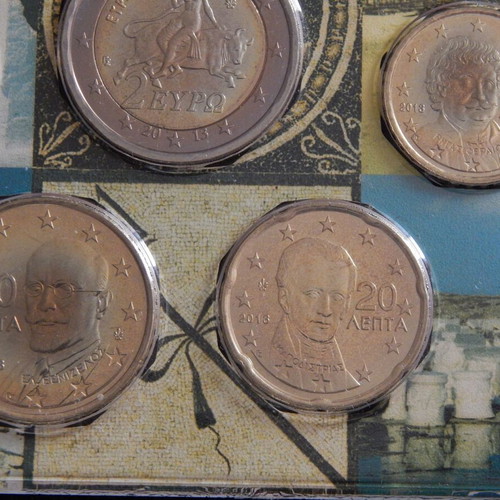 Euro Coin Set 2013 new official issue from Bank of Greece