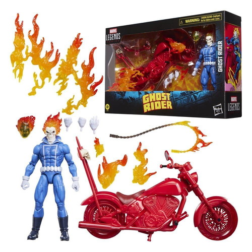 Hasbro Marvel Legends Ghost Rider Johnny Blaze & Motorcycle Set new