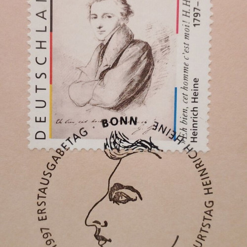 Germany 1997 stamp with Bonn first day cover
