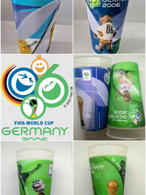 FIFA 2006 World Cup Official Licensed Collector's Cups set like new