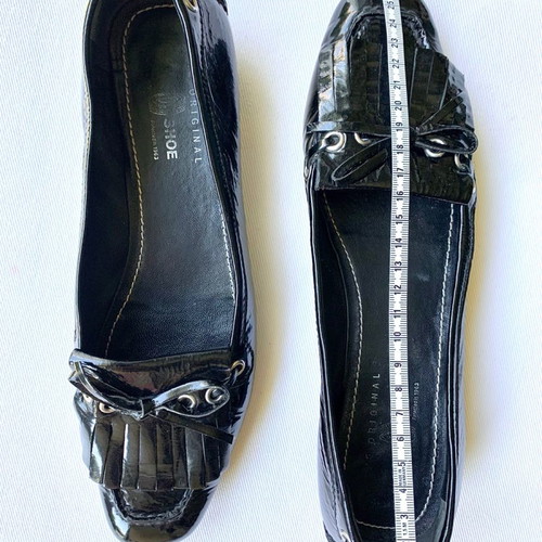Car Shoe γόβες δερμάτινες λουστρίνι 38 EU σαν καινούργιες, μαύρες