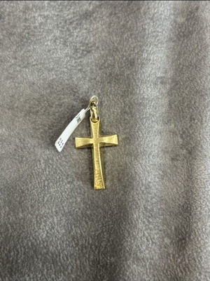 Gold cross 14 carat, new