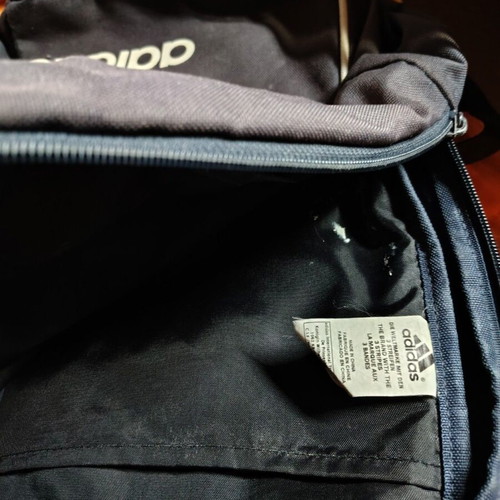 Adidas backpack like new, black and grey