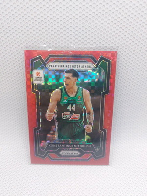 2023-24 Euroleague Prizm Mitoglou red κάρτα σαν καινούργια