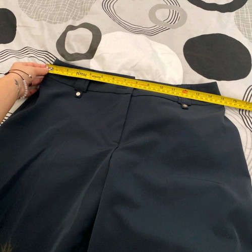 Office Style Pants Black Blue Like New, Size M