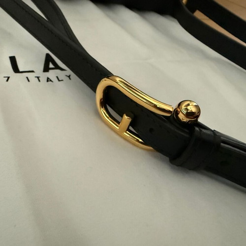 Furla Sfera bag new, natural leather, black